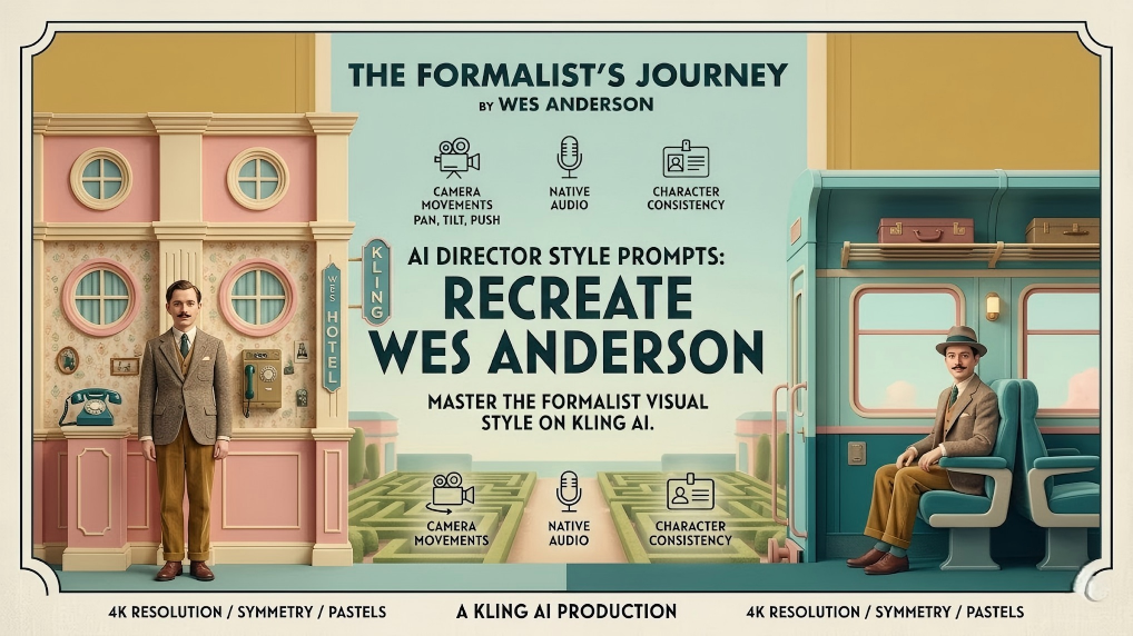AI Director Style Prompts: Recreate Wes Anderson with Kling AI