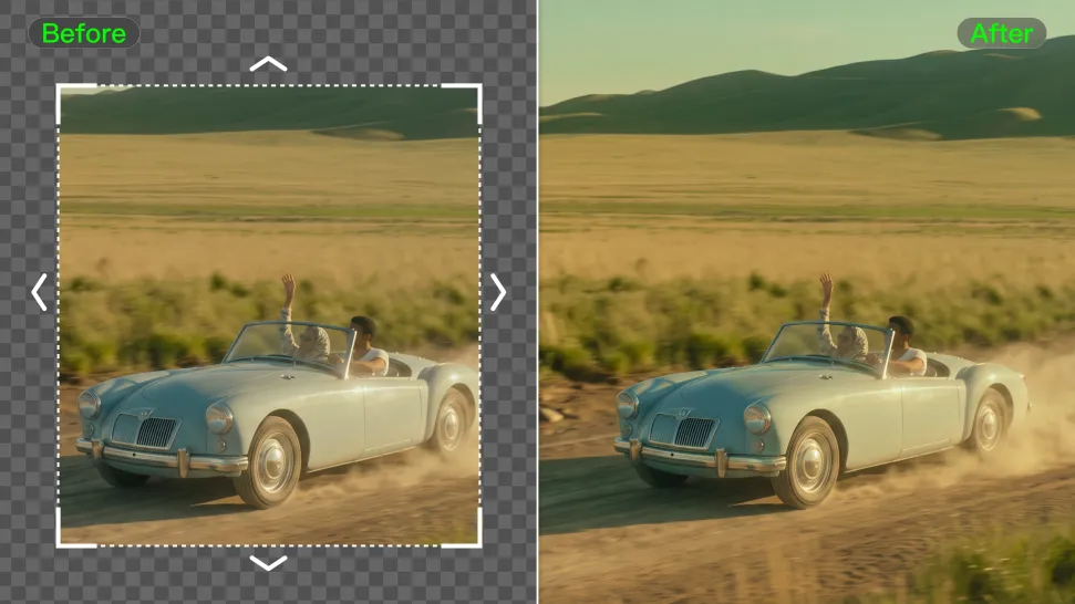 Extend images with Kling AI